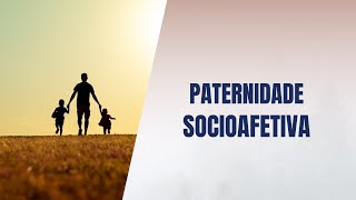 Paternidade socioafetiva [upl. by Alohcin614]