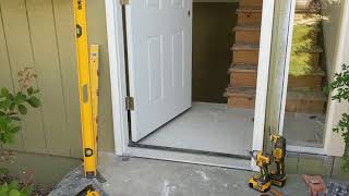 Jeld Wen Front Door Installation  Really crappy products and craftsmanship PART 1 [upl. by Center59]