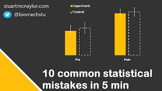 Ten Statistical Mistakes in 5 Min [upl. by Wilmer]