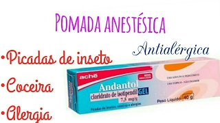 Resenha PomadaAndantol Gel [upl. by Ardy]