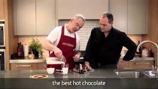 How to make a hot chocolate using an aerolatte milk frother [upl. by Jemima]