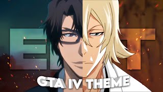 Aizen x Urahara  GTA IV Theme Edit [upl. by Ynnos]